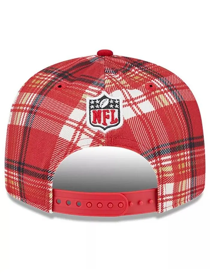 Мужская кепка Snapback Scarlet San Francisco 49ers 2024 Sideline Statement 9FIFTY New Era — изображение 4 из 4, алый