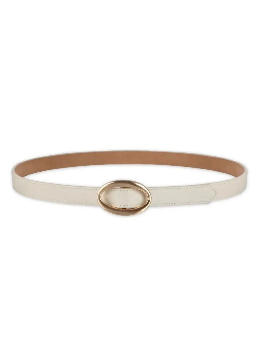 Комплект из 2 ремней с пряжками Center-Bar and Metal Loop Buckles Calvin Klein — изображение 3 из 8, черный