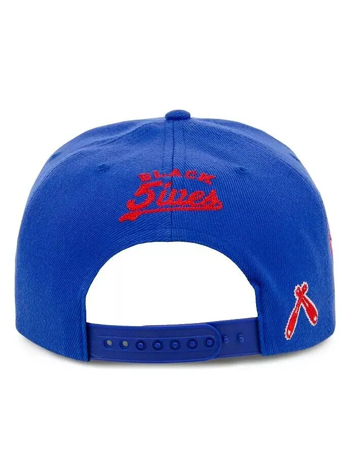 Мужская регулируемая кепка Royal Los Angeles Red Devils Black Fives Snapback Physical Culture — изображение 4 из 4