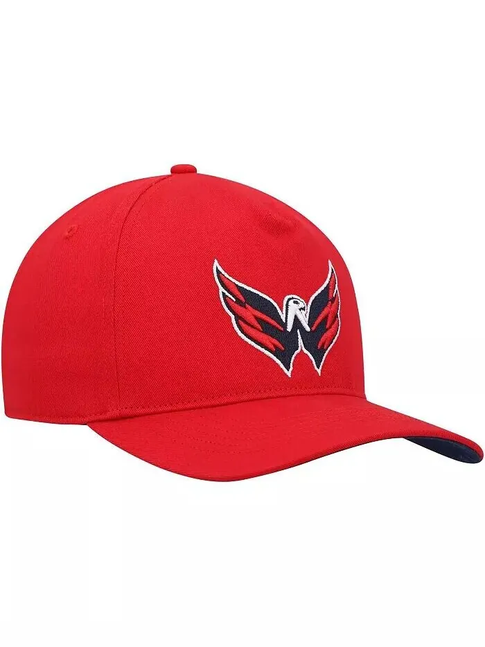 Мужская красная бейсболка Washington Capitals Primary Hitch Snapback '47 Brand — изображение 3 из 4