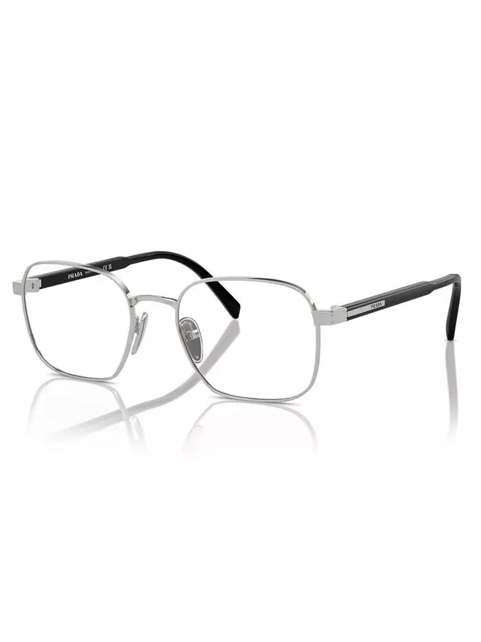 Очки мужские PR A55V Prada — изображение 1 из 6, серебряный