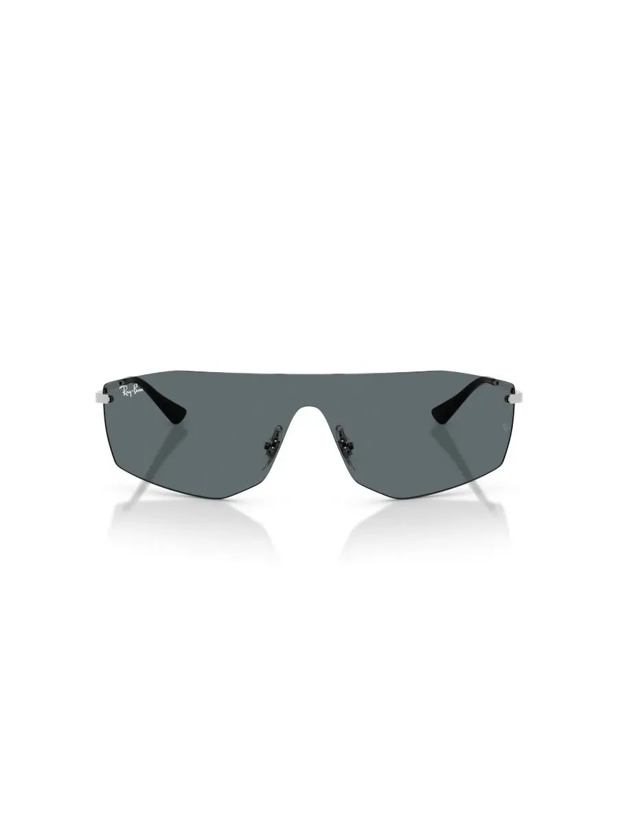 Солнцезащитные очки унисекс с геометрическим рисунком, RB3781 Ray-Ban — изображение 3 из 7, серебряный