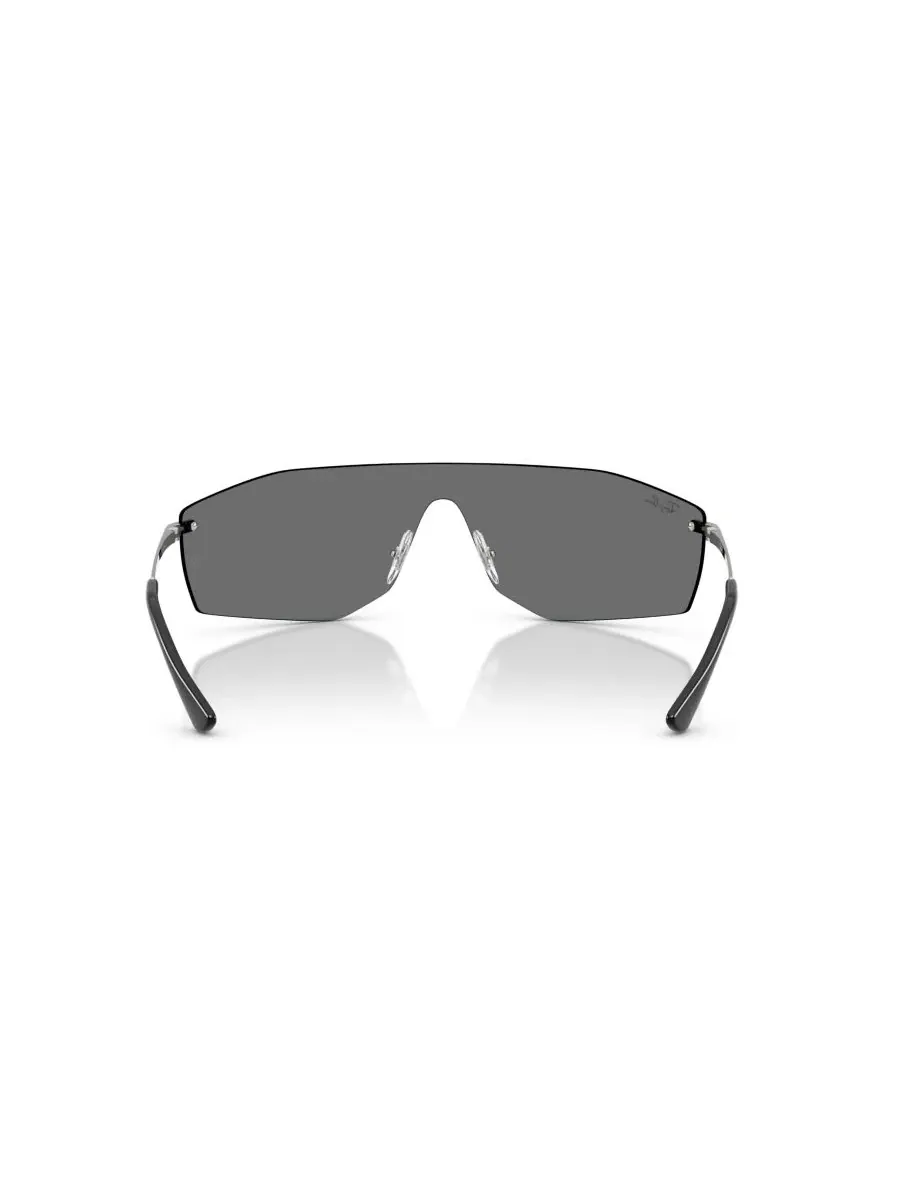 Солнцезащитные очки унисекс с геометрическим рисунком, RB3781 Ray-Ban — изображение 4 из 7, серебряный