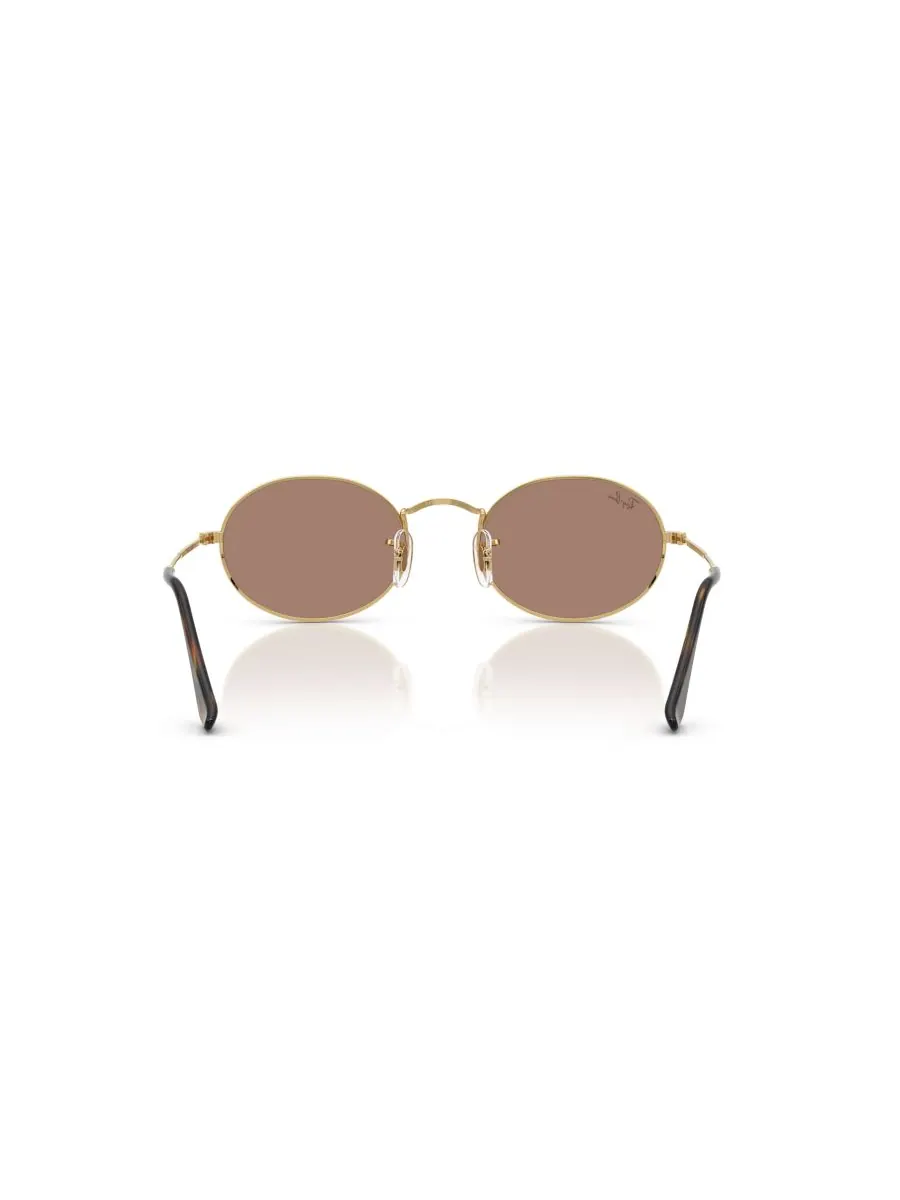 Солнцезащитные очки унисекс овальной формы из металла Chromance, RB3547 Ray-Ban — изображение 2 из 6, золотистый