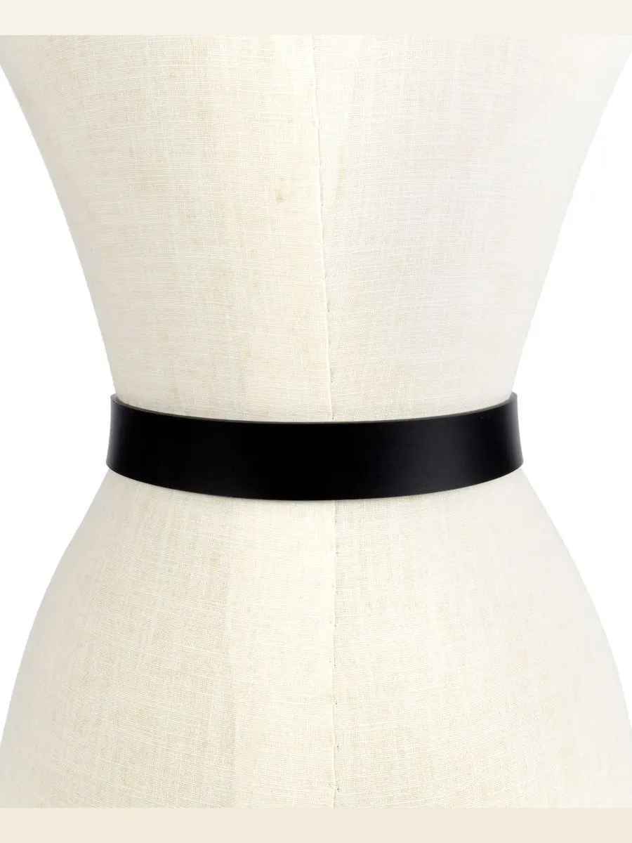 Женский двусторонний ремень 32 мм kate spade new york, Black, Gold- Leather, PU, PVC — изображение 5 из 5, золотистый