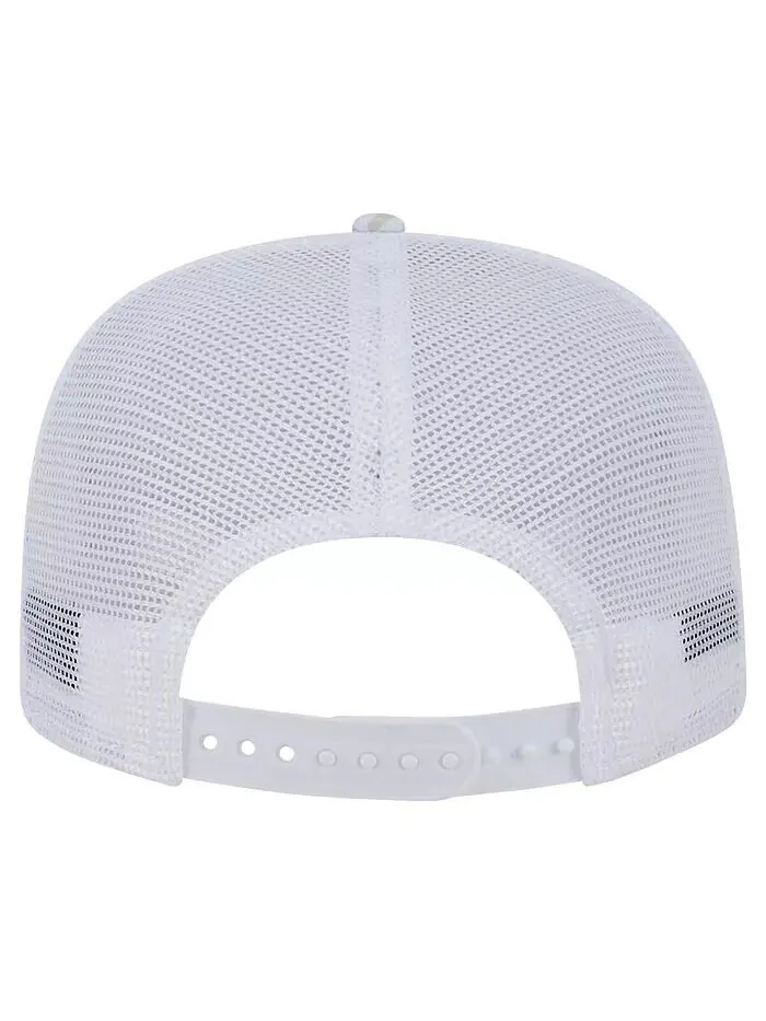 Мужская белая кепка с логотипом Oakland Athletics Dunes A-Frame Trucker 9FIFTY Snapback New Era — изображение 3 из 4, белый