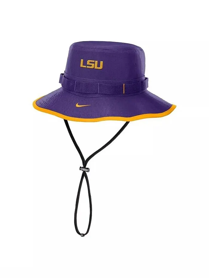 Мужская фиолетовая панама-ведро LSU Tigers 2024/25 On-Field Apex Performance Boonie Nike — изображение 1 из 2, фиолетовый