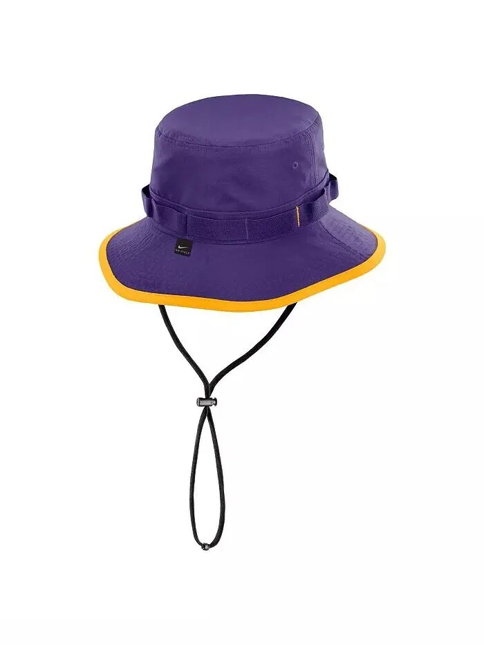 Мужская фиолетовая панама-ведро LSU Tigers 2024/25 On-Field Apex Performance Boonie Nike — изображение 2 из 2, фиолетовый