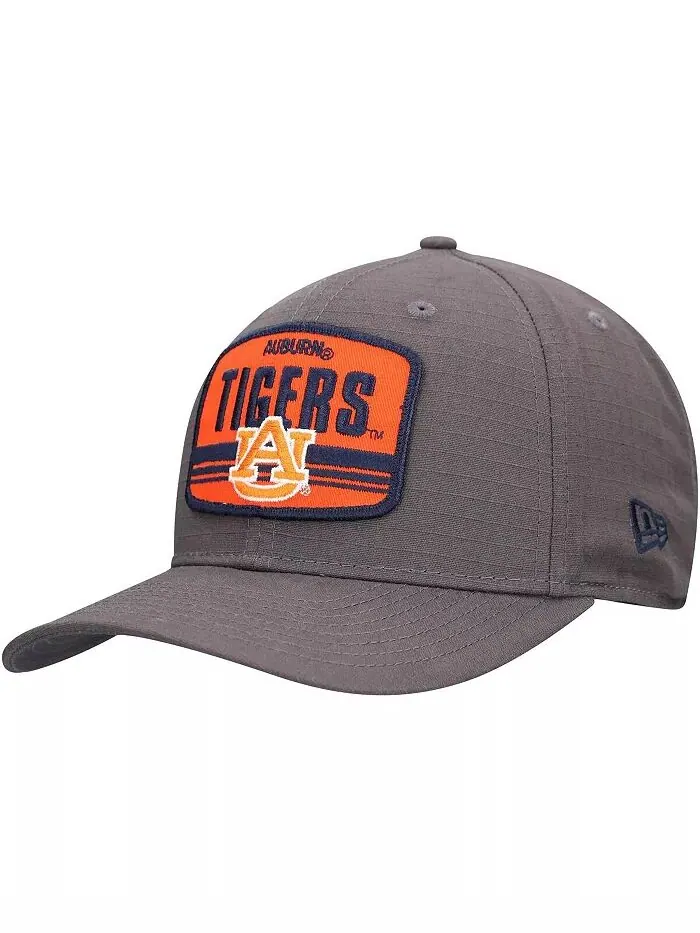 Мужская темно-серая шапка Auburn Tigers Team Elevated 9SEVENTY Adjustable New Era — изображение 1 из 4