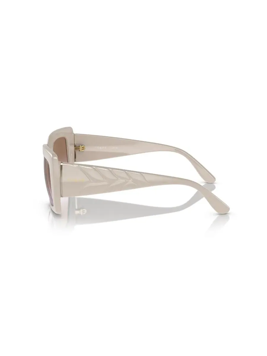 Женские прямоугольные солнцезащитные очки, VO5481S Vogue Eyewear — изображение 3 из 6, светлый серый