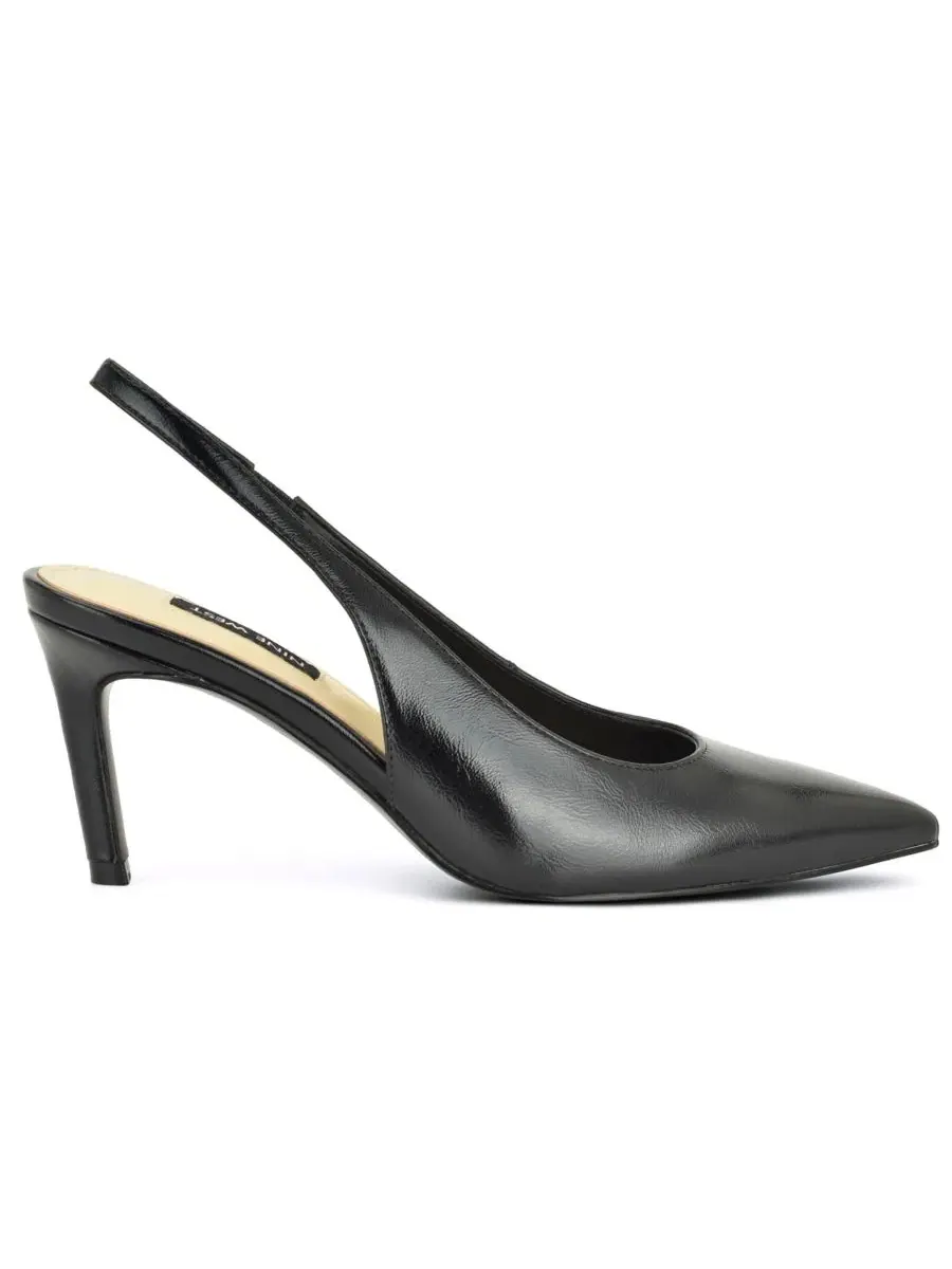 Туфли-лодочки Verone с острым мысом и ремешком-пяткой Nine West — изображение 2 из 5, черный