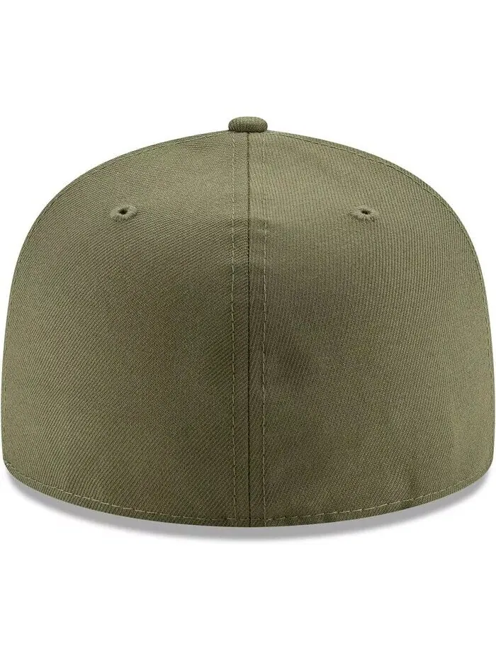 Мужская зеленая шляпа Blank 59FIFTY Fitted New Era — изображение 4 из 4