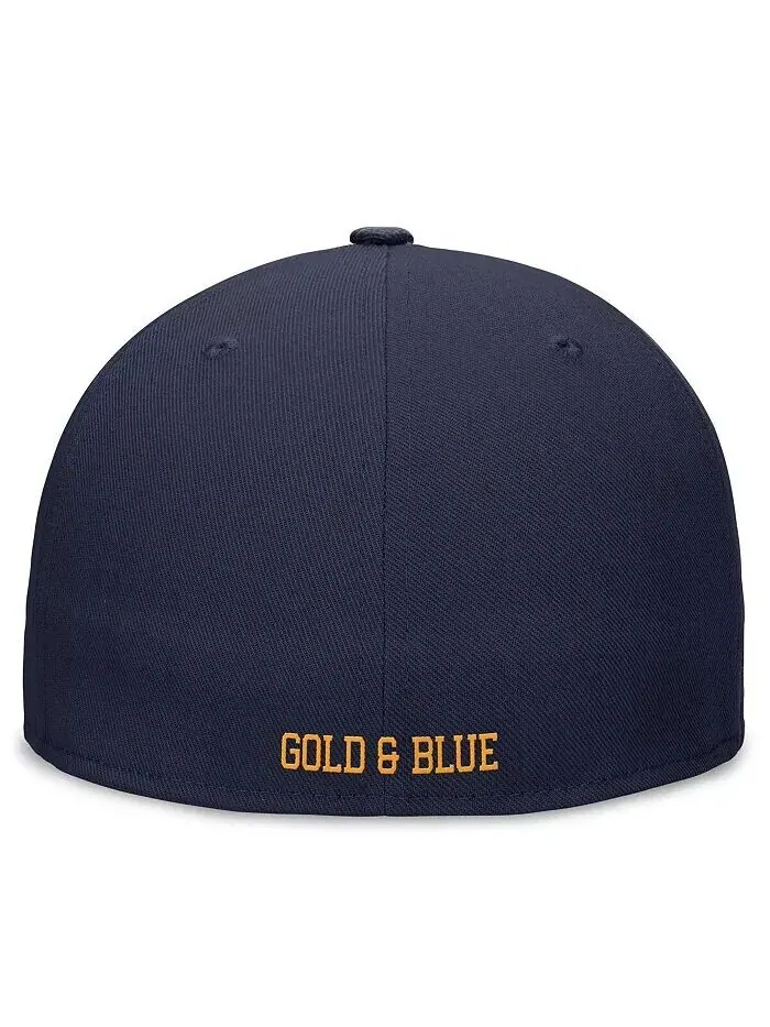 Мужская темно-синяя шляпа West Virginia Mountaineers Legacy True Fit Fit Nike — изображение 2 из 4, темно-синий