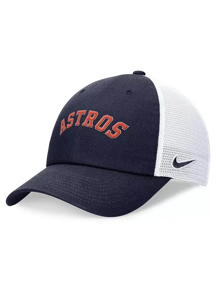 Мужская темно-синяя регулируемая шляпа Houston Astros Evergreen Wordmark Trucker Nike — изображение 1 из 4, темно-синий