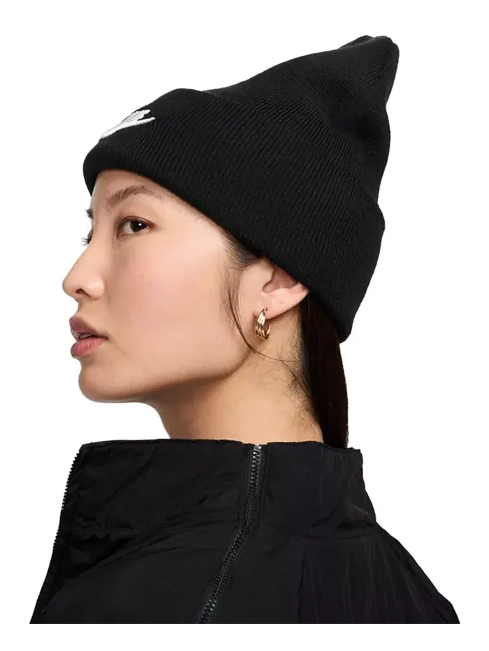 Шапка Peak Futura Beanie Nike — изображение 3 из 4, черный/белый
