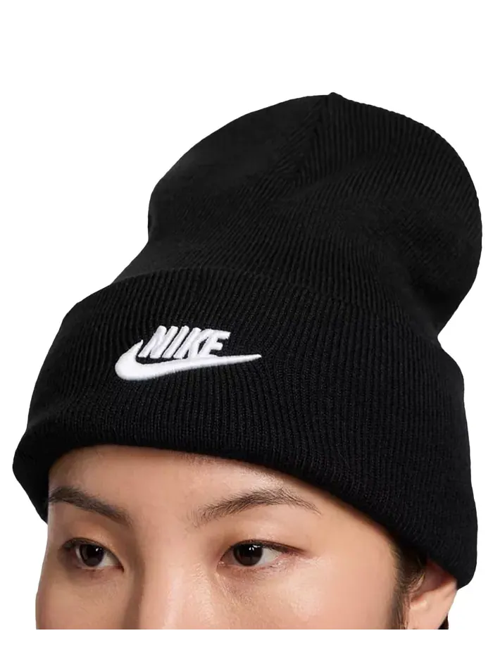 Шапка Peak Futura Beanie Nike — изображение 4 из 4, черный/белый