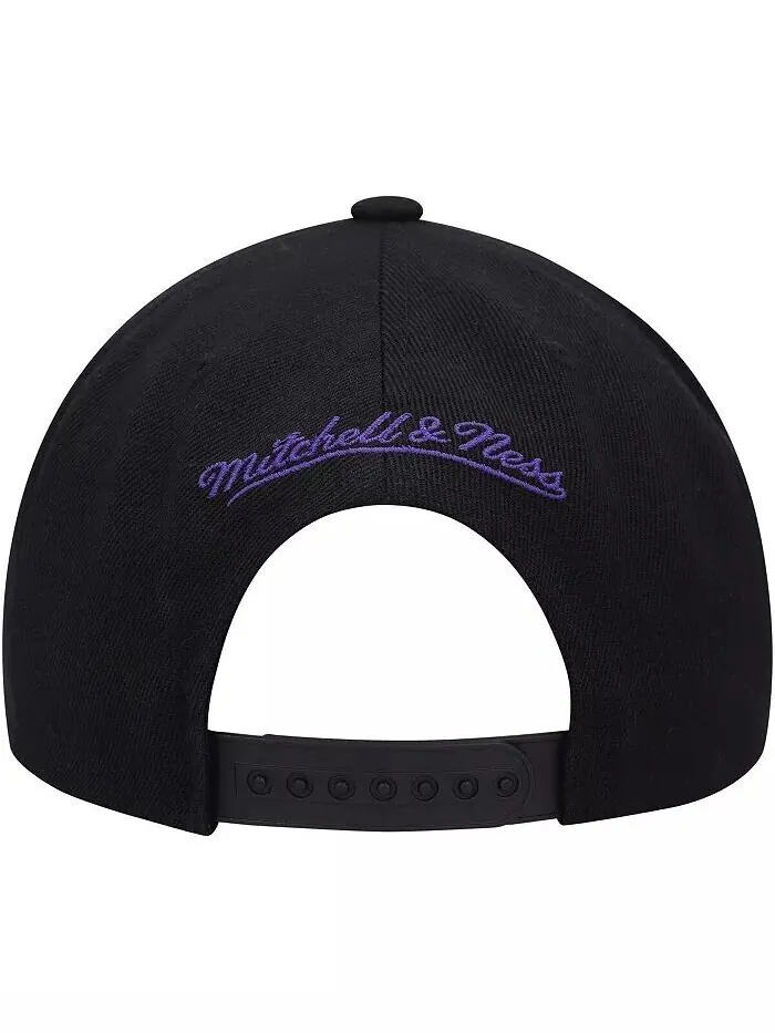 Мужская черная кепка Sacramento Kings Side Core 2.0 Snapback Mitchell & Ness — изображение 2 из 4, черный