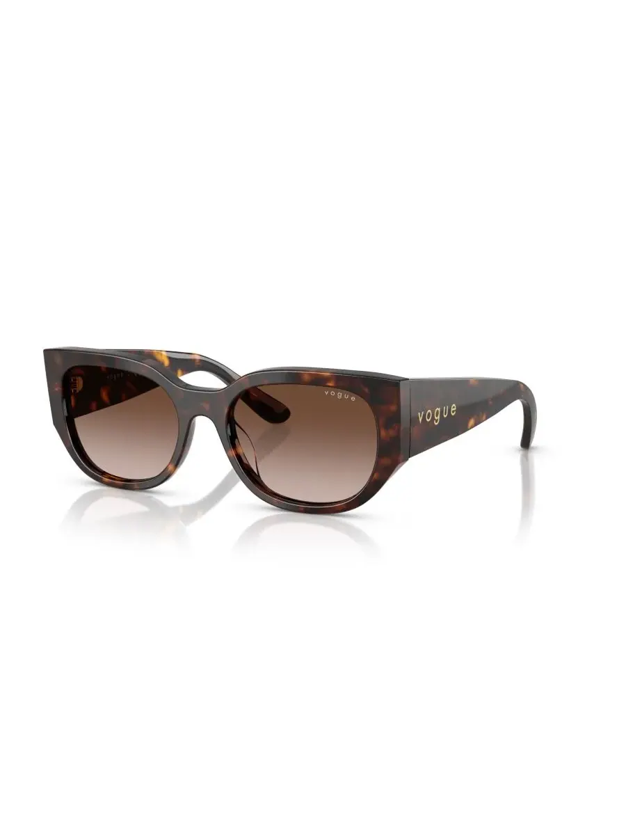 Женские солнцезащитные очки с геометрическим рисунком, VO5641SU Vogue Eyewear, темно-havana