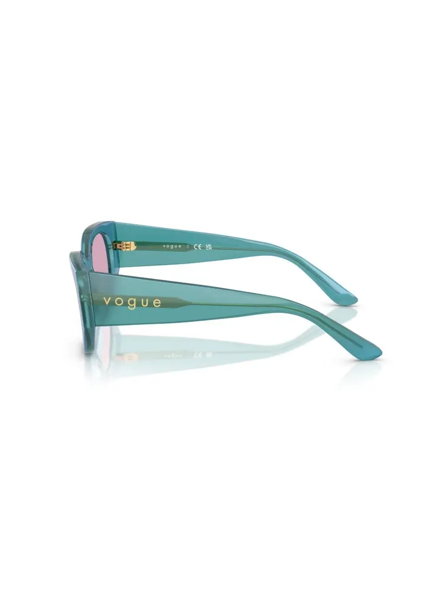 Женские солнцезащитные очки с геометрическим рисунком, VO5641SU Vogue Eyewear — изображение 4 из 7, зеленый