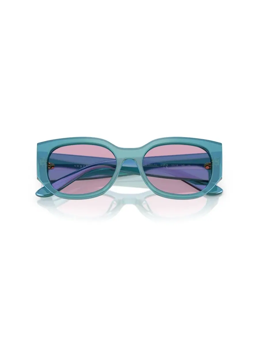 Женские солнцезащитные очки с геометрическим рисунком, VO5641SU Vogue Eyewear — изображение 6 из 7, зеленый