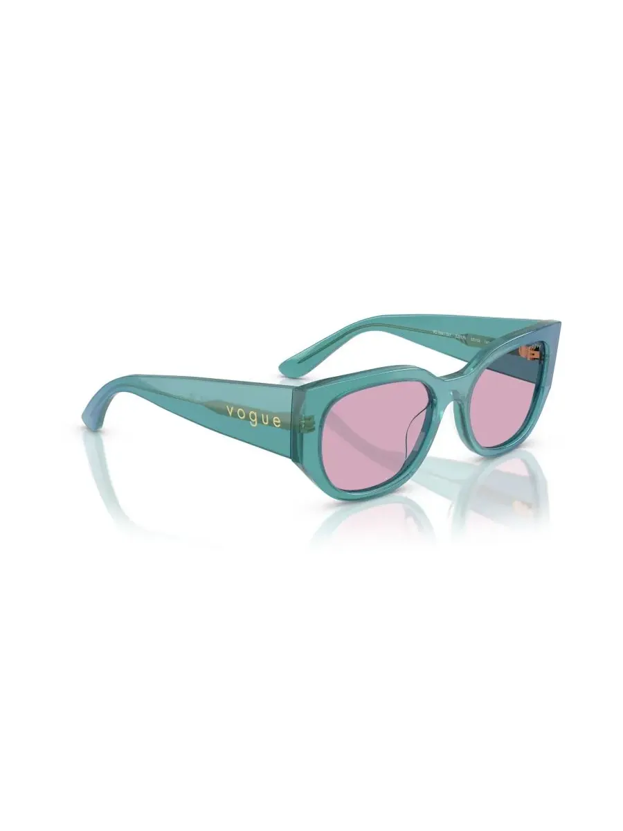 Женские солнцезащитные очки с геометрическим рисунком, VO5641SU Vogue Eyewear — изображение 7 из 7, зеленый