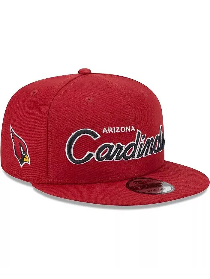 Мужская кепка с застежкой Cardinal Arizona Cardinals Main Script 9FIFTY New Era — изображение 1 из 4, красный
