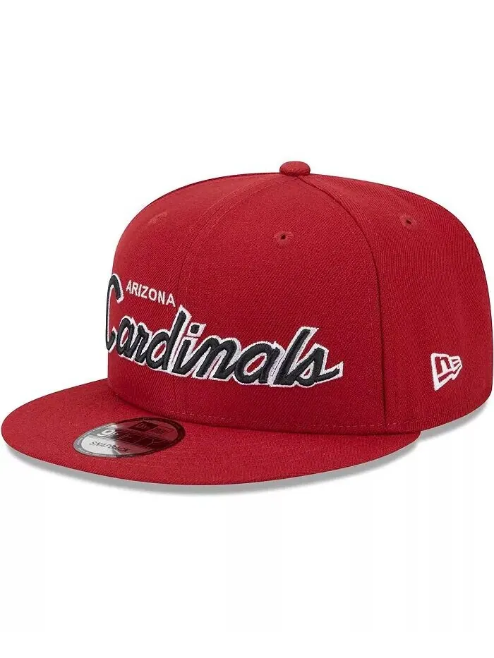 Мужская кепка с застежкой Cardinal Arizona Cardinals Main Script 9FIFTY New Era — изображение 2 из 4, красный