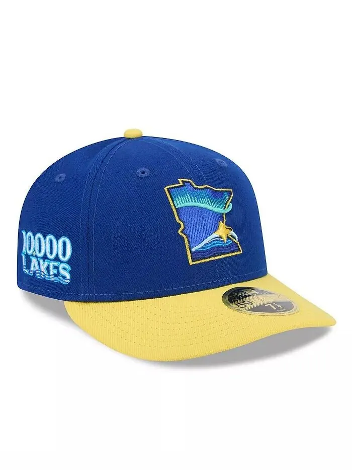 Мужская низкопрофильная приталенная шляпа Royal Minnesota Twins 2024 City Connect 59FIFTY New Era