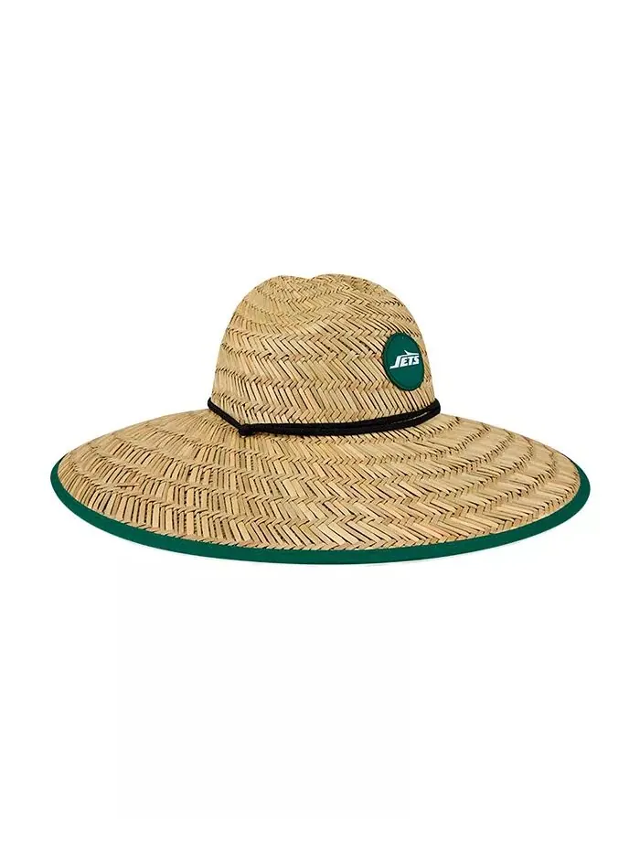 Мужская соломенная шляпа Natural New York Jets New Era — изображение 4 из 4, прозрачный