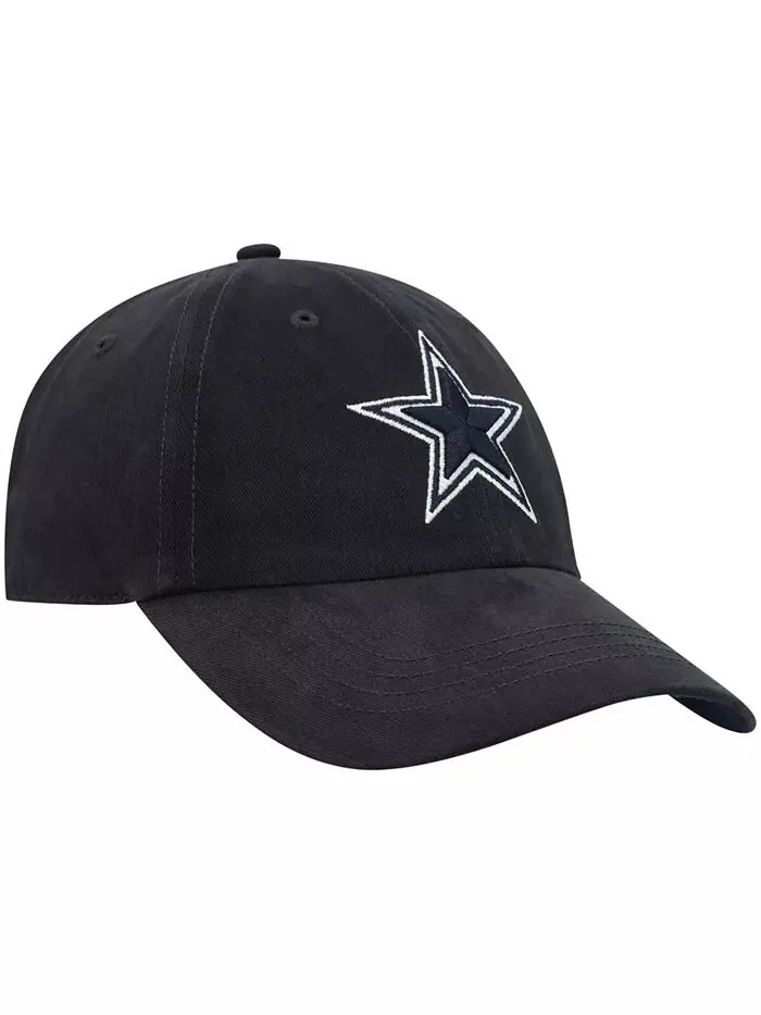 Женская темно-синяя шапка Dallas Cowboys Miata Clean Up Adjustable '47 Brand — изображение 3 из 4