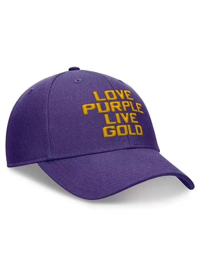 Мужская фиолетовая кепка LSU Tigers Local Adjustable Nike — изображение 2 из 4