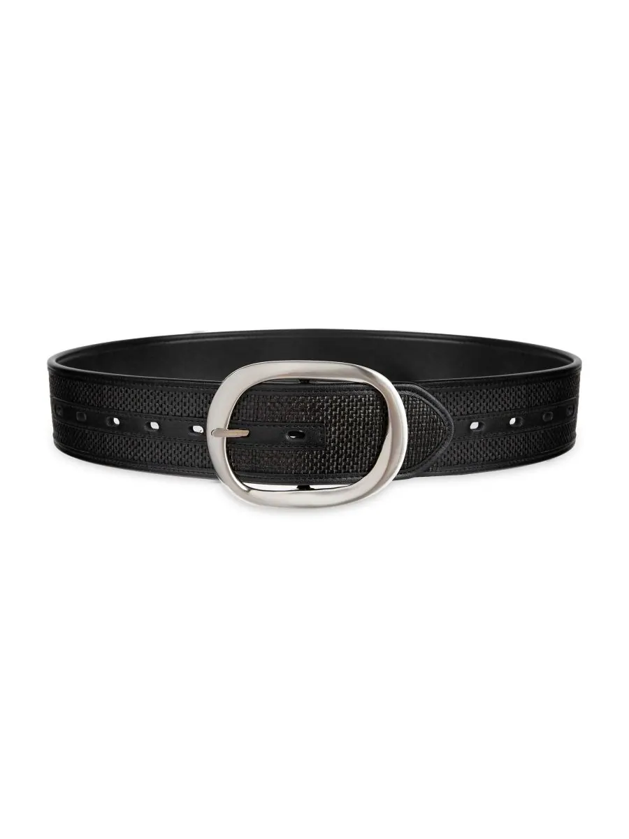Женский двусторонний ремень два в одном с массивной пряжкой Calvin Klein