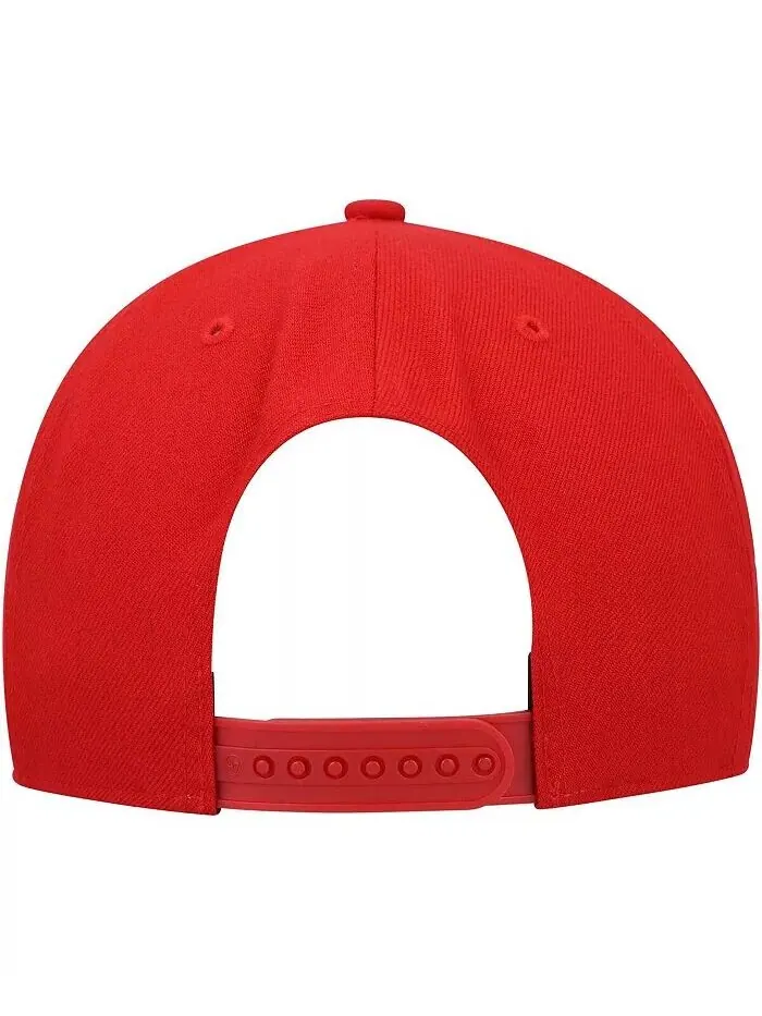 Мужская красная кепка Washington Capitals Sure Shot Captain Snapback '47 Brand — изображение 2 из 4, красный