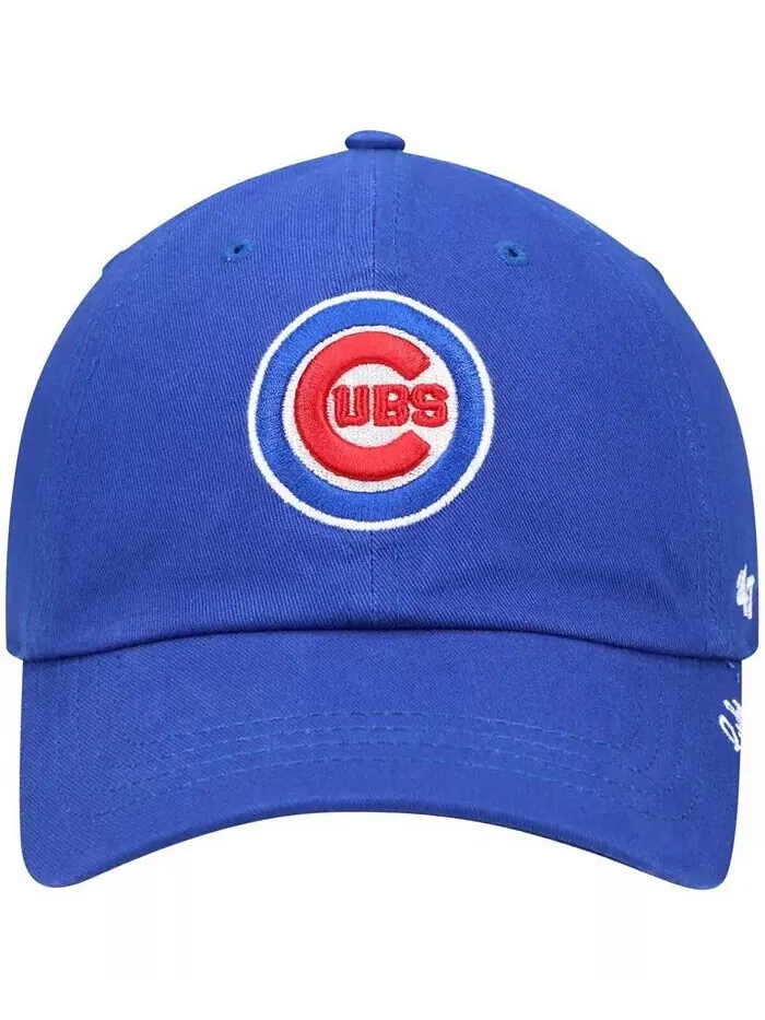 Женская регулируемая кепка Royal Chicago Cubs Team Miata Clean Up '47 Brand — изображение 2 из 4, королевский