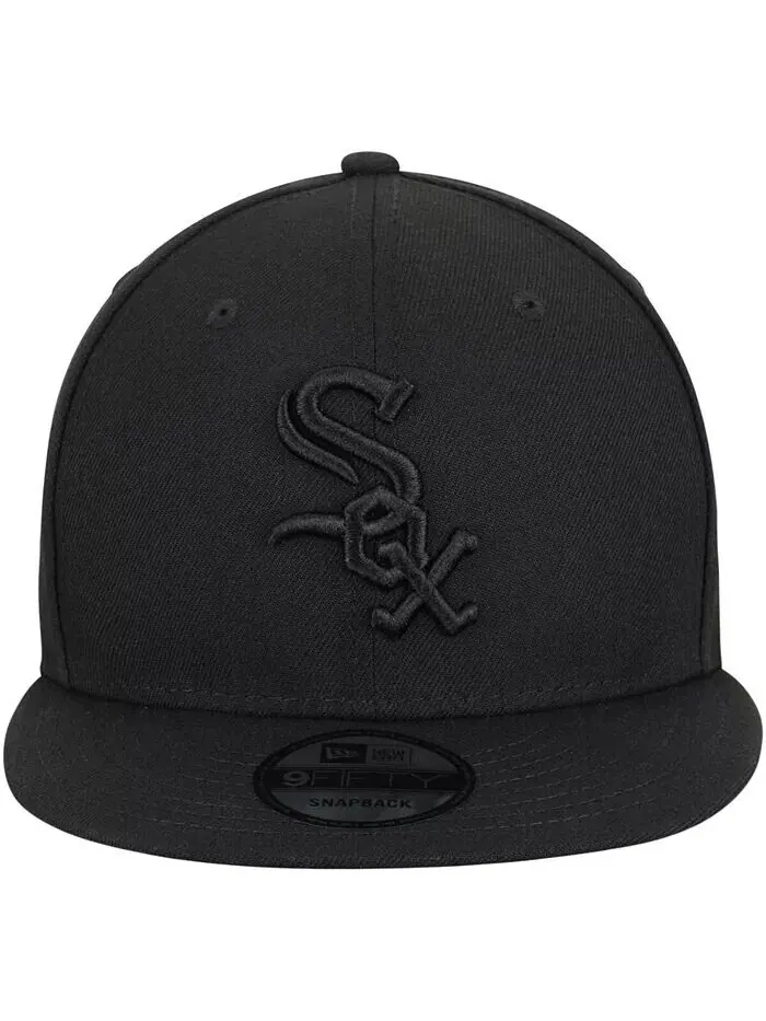 Регулируемая Кепка Chicago White Sox Black On Black 9Fifty Team Snapback - Черный New Era — изображение 2 из 4