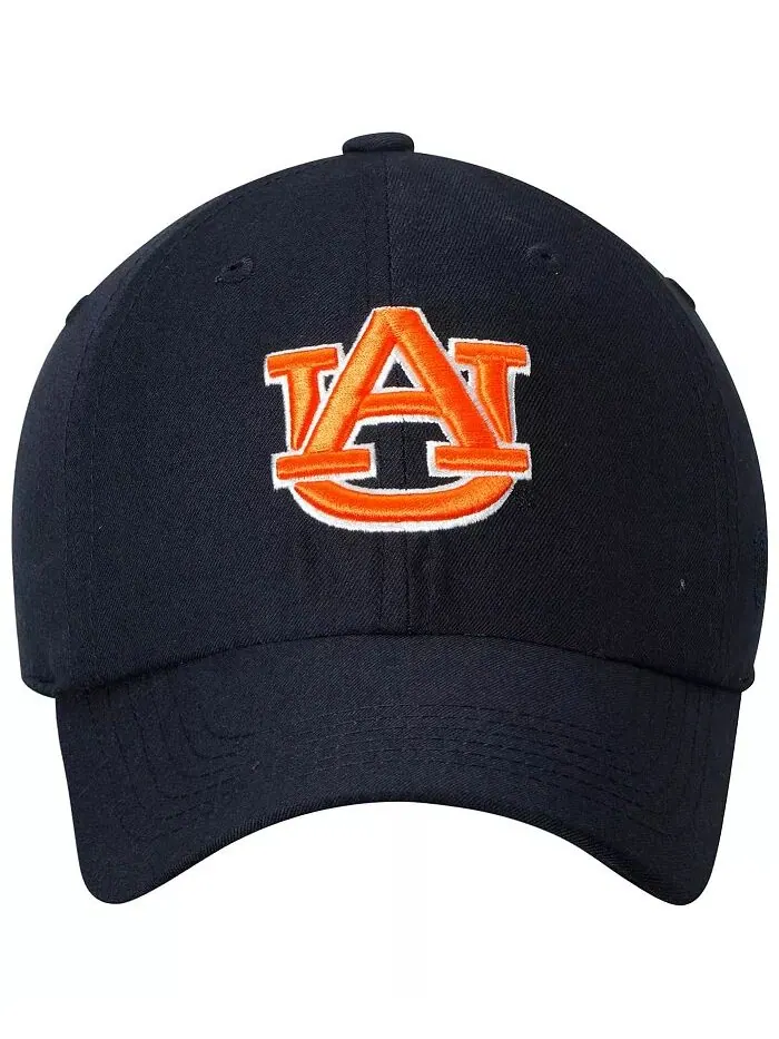 Мужская темно-синяя шапка Auburn Tigers Primary Logo Staple Adjustable Hat Top of the World — изображение 2 из 2