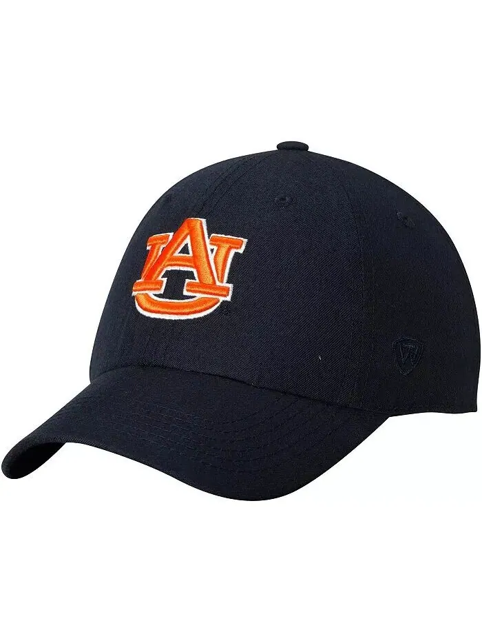 Мужская темно-каштановая регулируемая шляпа с логотипом Primary Auburn Tigers Top Of The World — изображение 1 из 2
