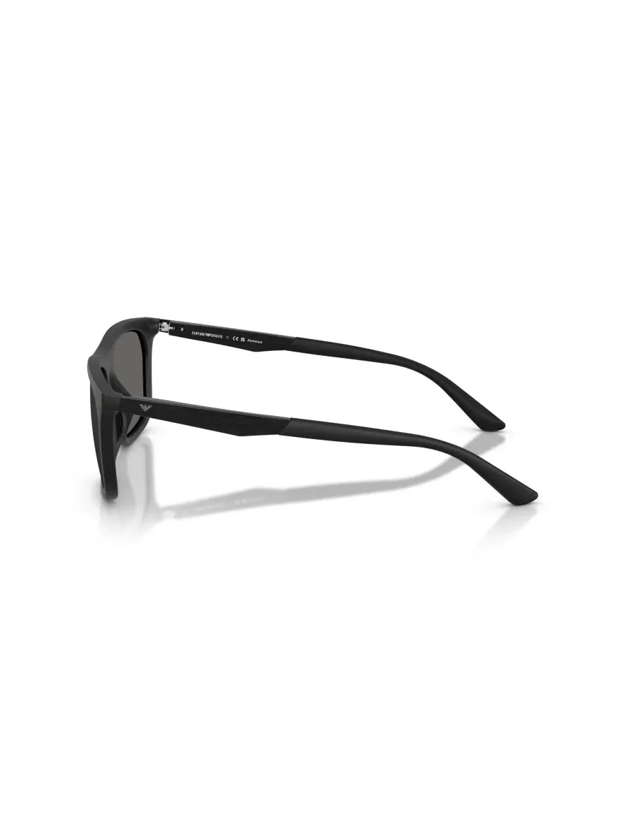 Мужские прямоугольные солнцезащитные очки, EA4272U Emporio Armani — изображение 3 из 6, черный