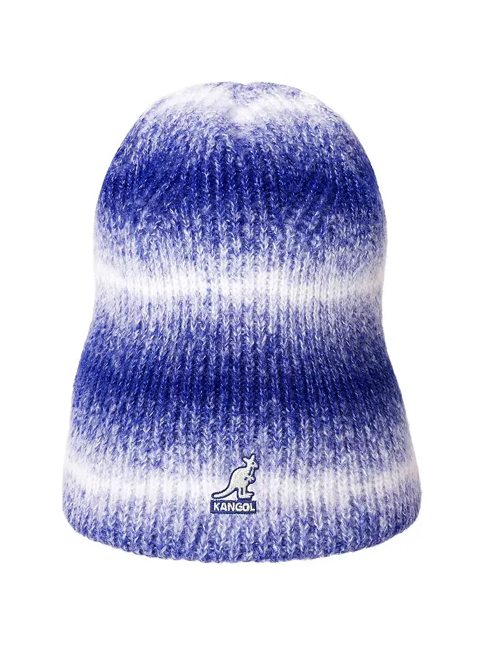 Меланжевая двухсторонняя шапка-бини Kangol — изображение 2 из 3, индиго