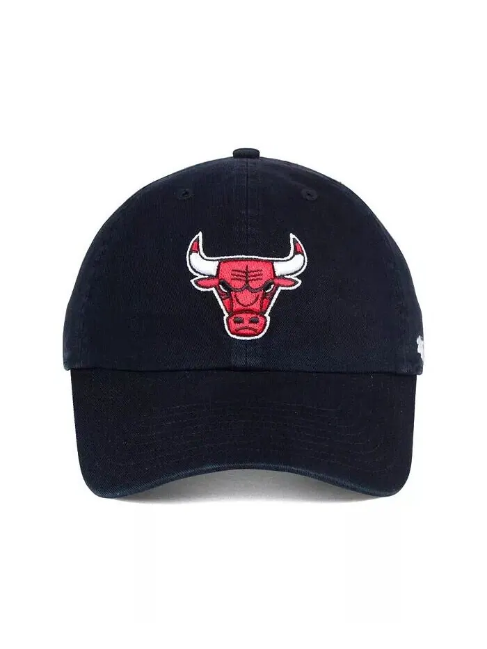 Черная мужская регулируемая кепка Chicago Bulls с эффектом потертости '47 Brand — изображение 2 из 4, черный