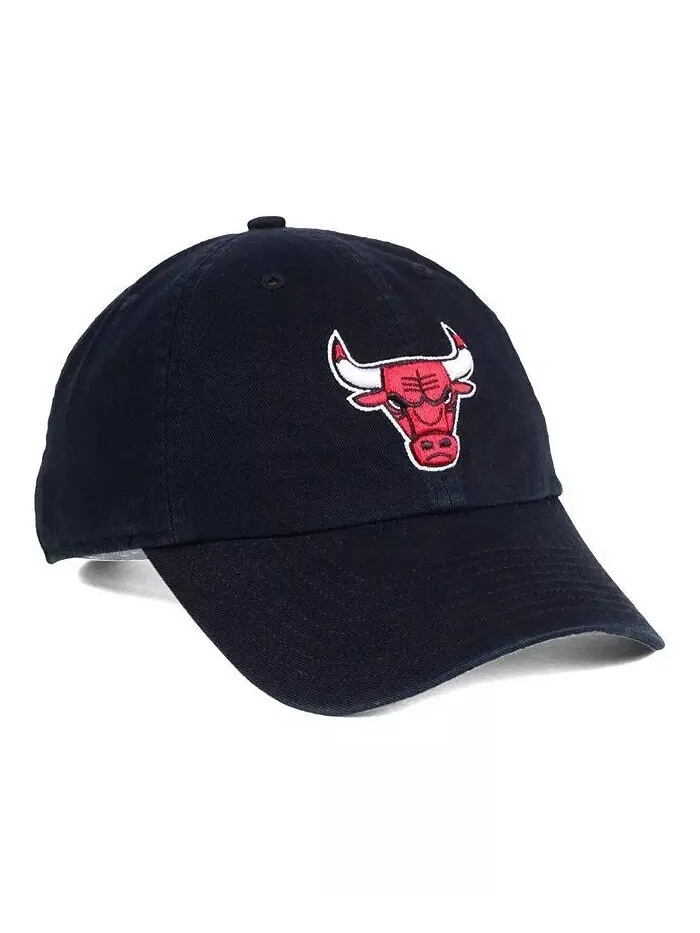 Черная мужская регулируемая кепка Chicago Bulls с эффектом потертости '47 Brand — изображение 3 из 4, черный