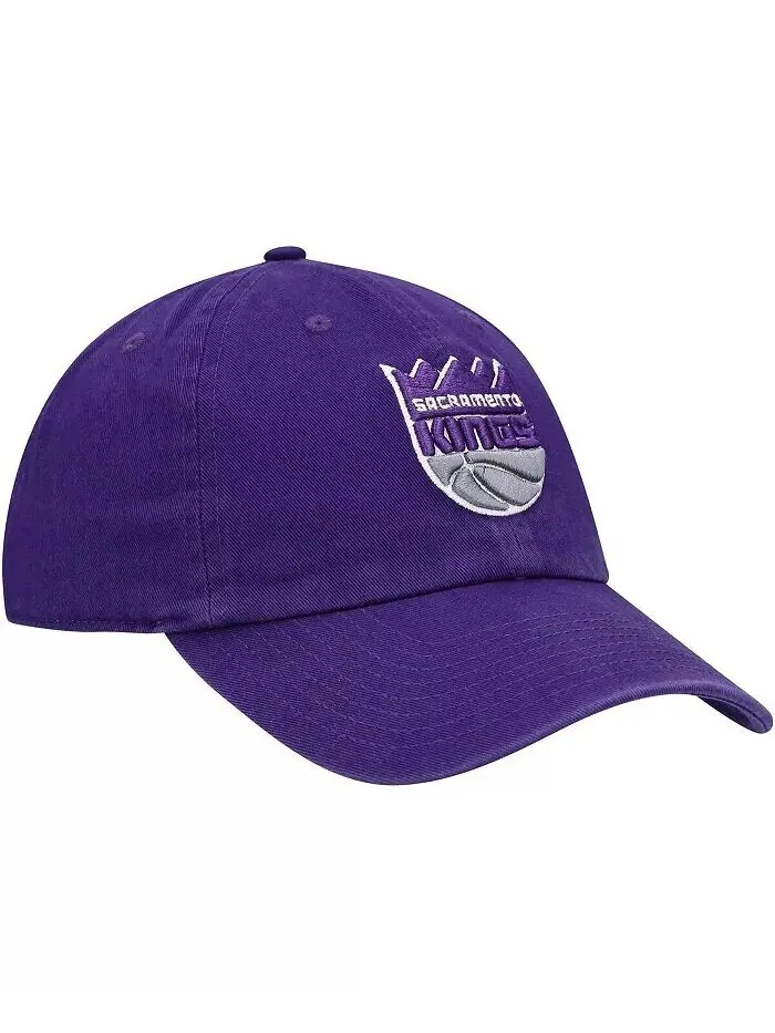 Мужская фиолетовая кепка Sacramento Kings Team Clean Up Adjustable '47 Brand — изображение 3 из 4
