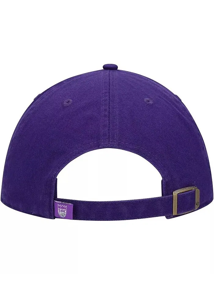 Мужская фиолетовая кепка Sacramento Kings Team Clean Up Adjustable '47 Brand — изображение 4 из 4