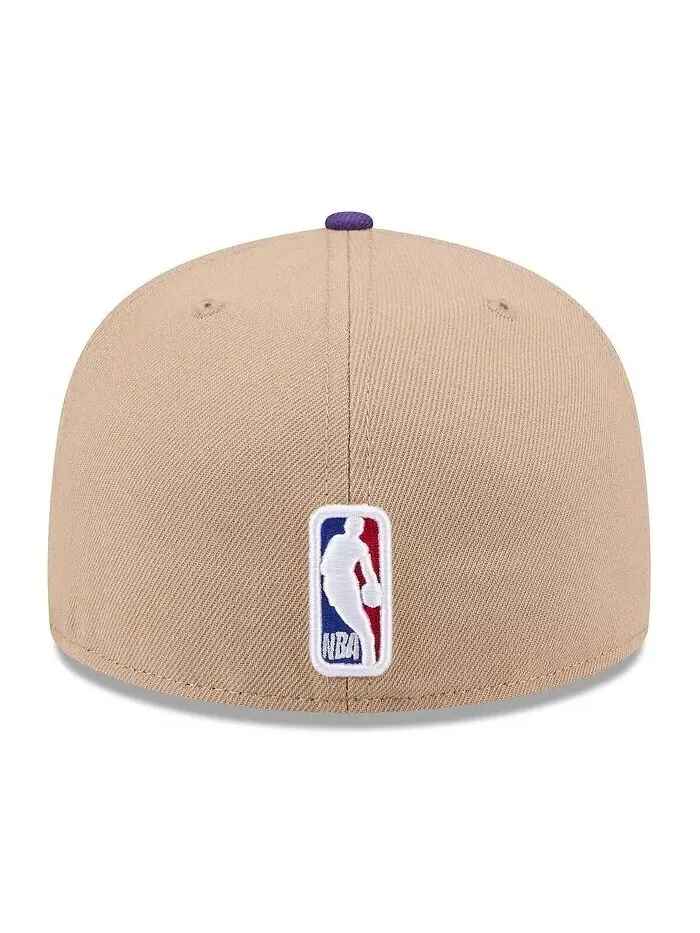 Мужская коричнево-фиолетовая бейсболка Los Angeles Lakers Draft 59FIFTY NBA 2024 59FIFTY New Era — изображение 4 из 4