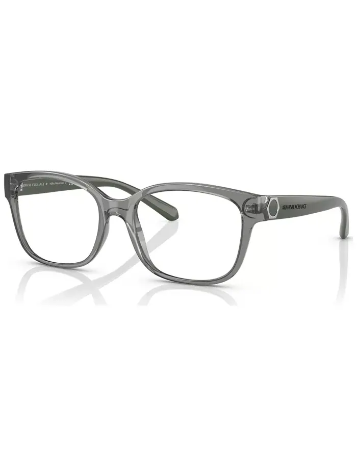 Женские очки прямоугольной формы AX3098 A|X Armani Exchange — изображение 1 из 6, прозрачный зеленый