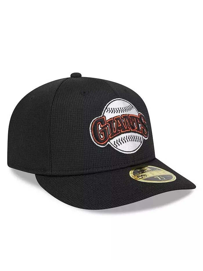 Мужская черная облегающая шляпа San Francisco Giants 2024 с низким профилем 59FIFTY New Era — изображение 2 из 4, черный