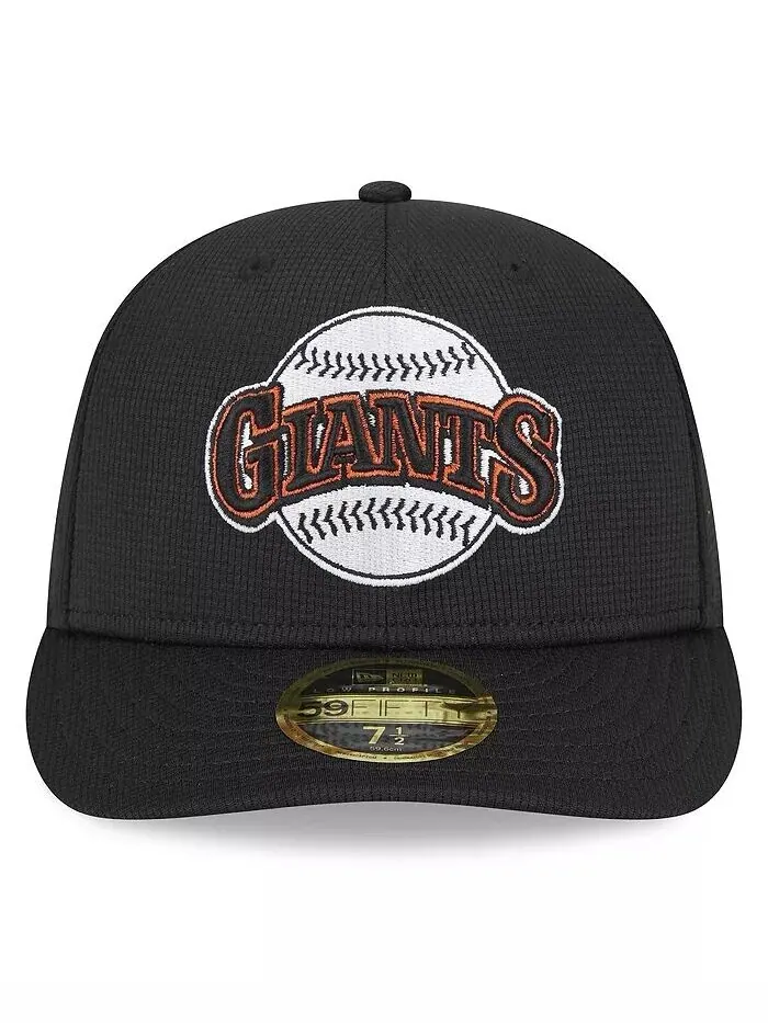 Мужская черная облегающая шляпа San Francisco Giants 2024 с низким профилем 59FIFTY New Era — изображение 4 из 4, черный