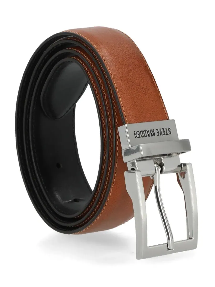 Ремень 35 мм с прострочкой Modern Edge Stitch Belt Steve Madden