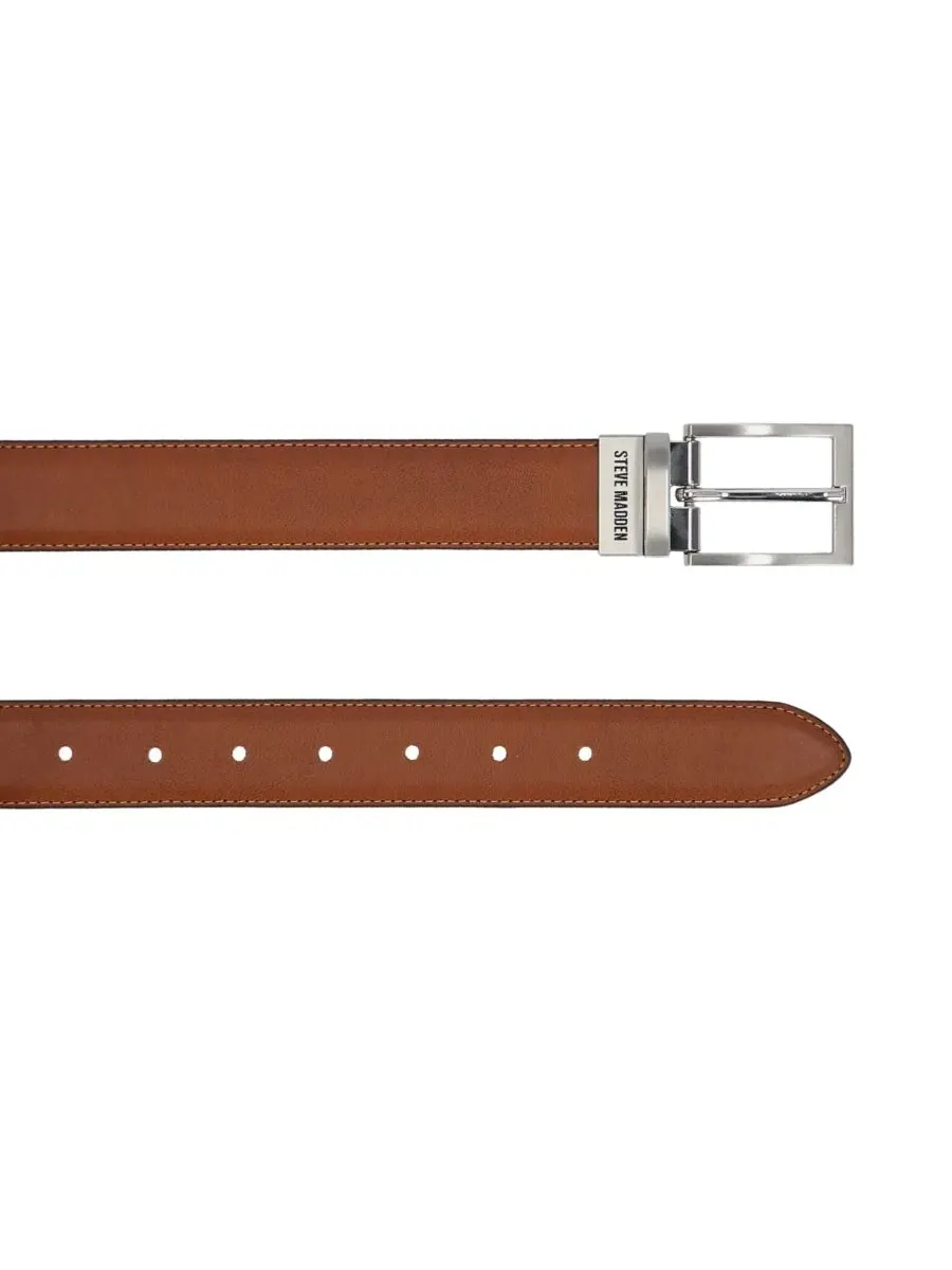 Ремень 35 мм с прострочкой Modern Edge Stitch Belt Steve Madden — изображение 4 из 4