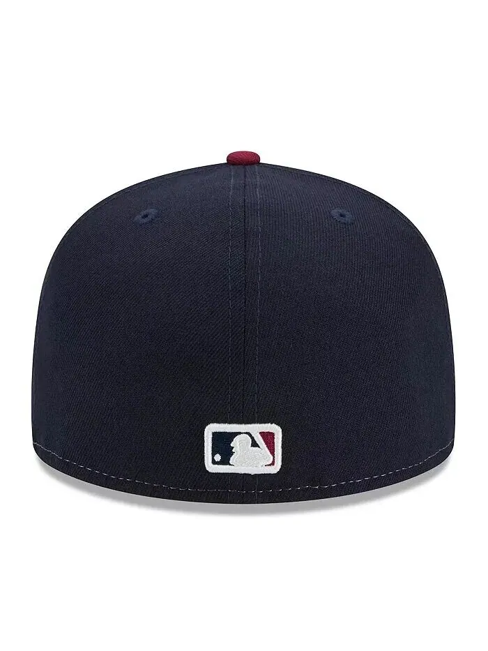Мужская кепка Cleveland Guardians 2024 City Connect 59FIFTY New Era — изображение 4 из 4, белый красный